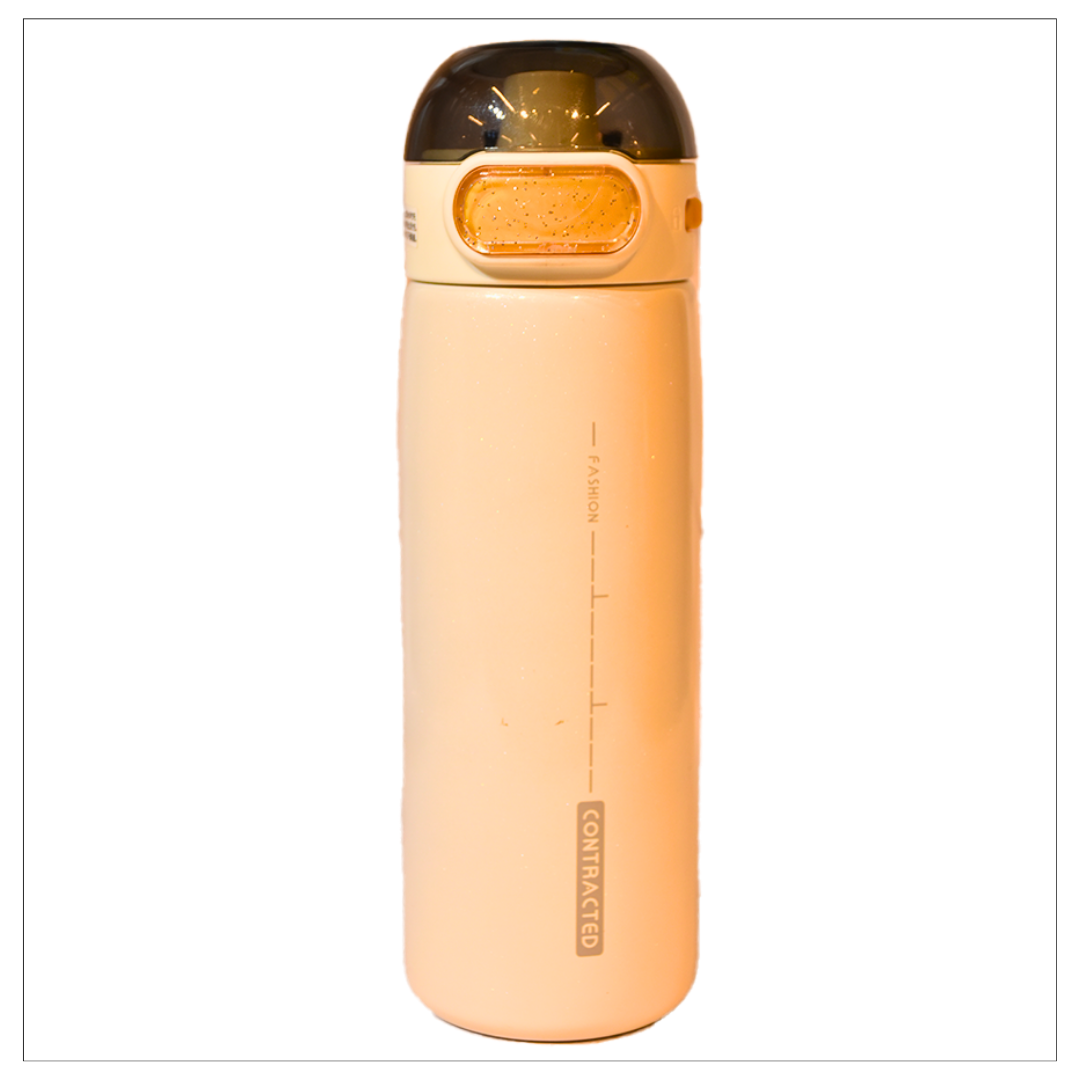 Off-White Stainless Steel Water Bottle | School Bag Stuff