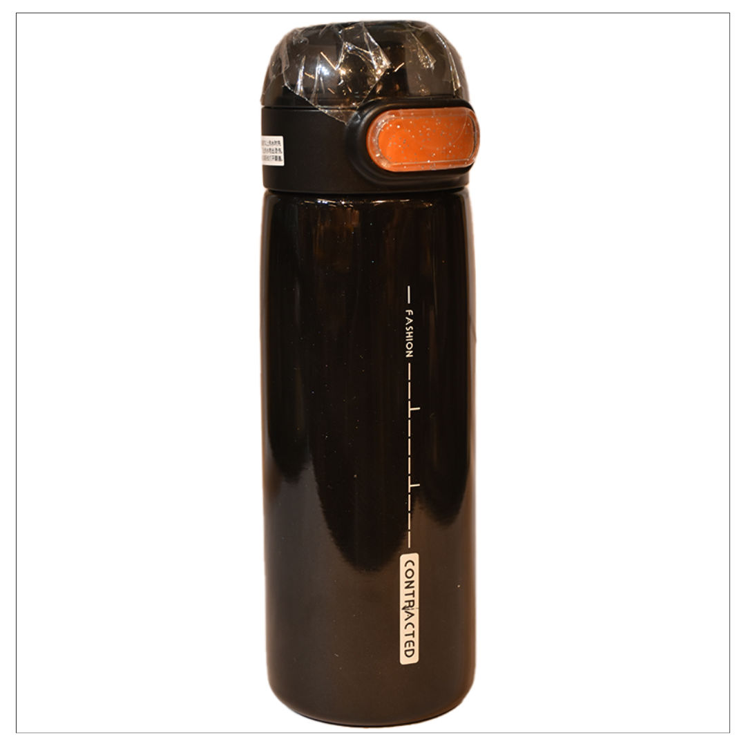 Black Stainless Steel Water Bottle | School Bag Stuff